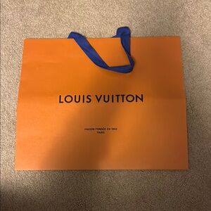 Louis Vuitton Orange Shopping Bag